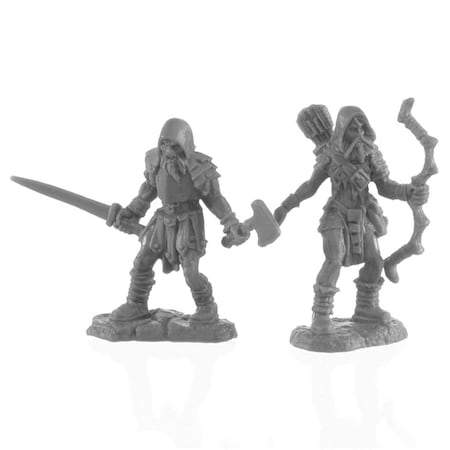 Thinkandplay Bones BK Rune Wight Hunters Miniature Game - Set of 2 TH2738298